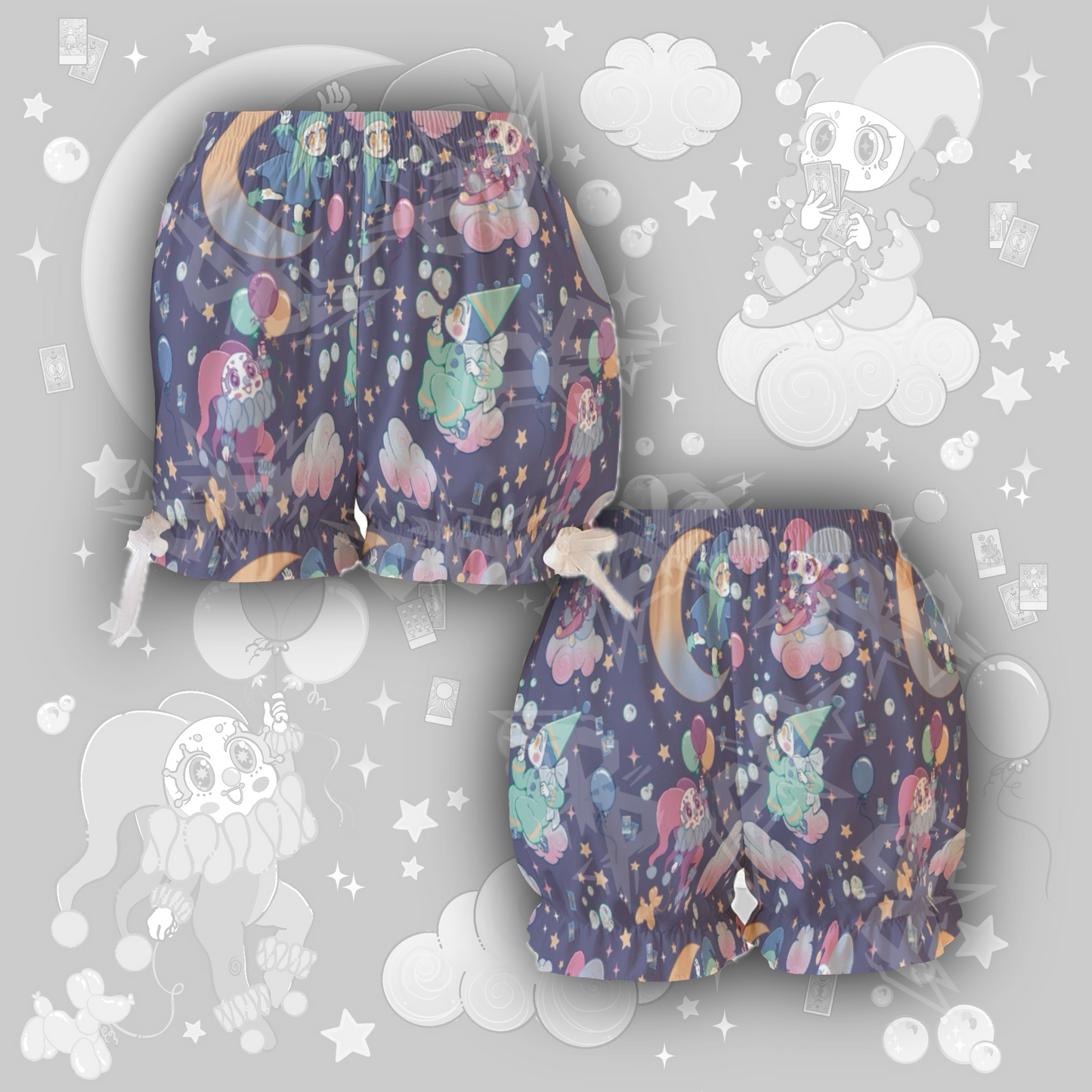 Cosmic Clowns Bloomer Shorts