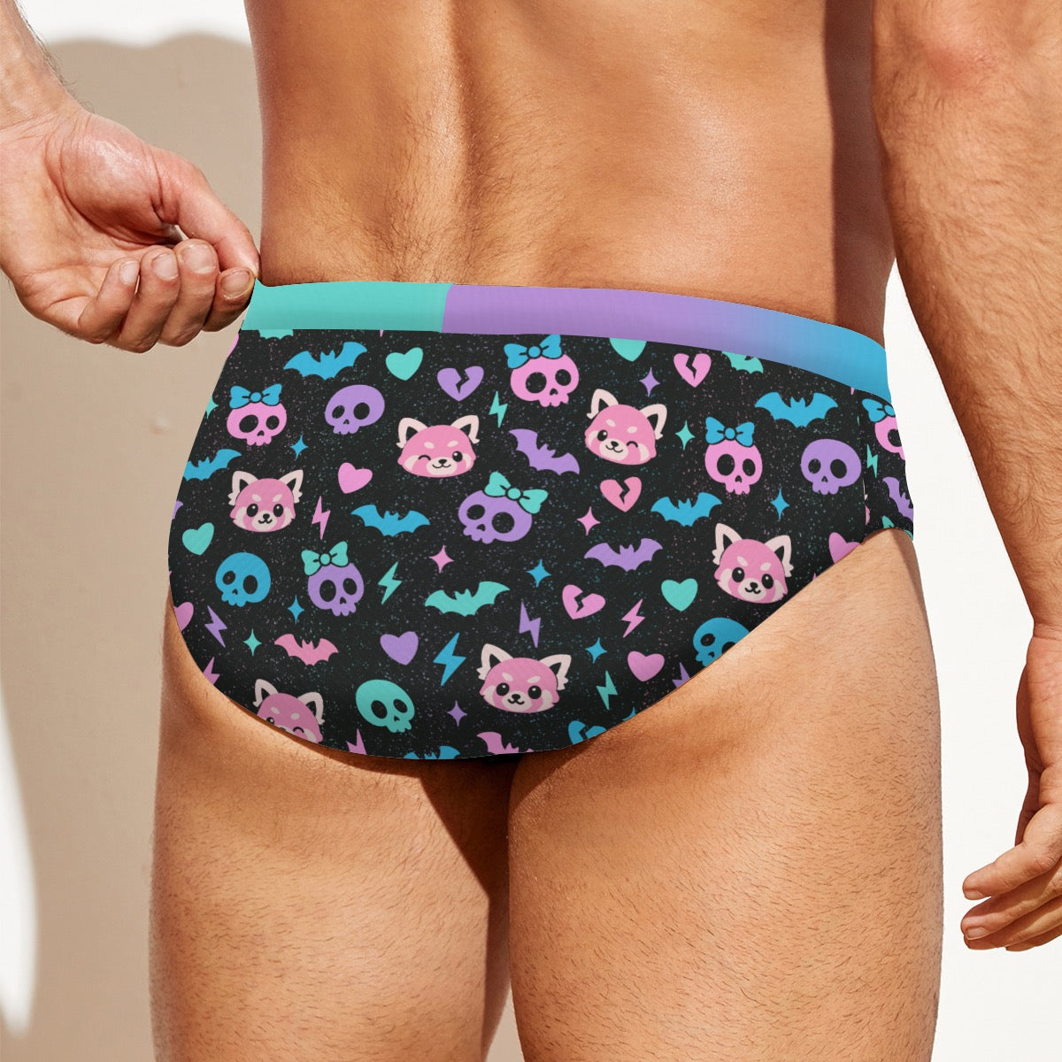 Pastel Panic Swim Trunks