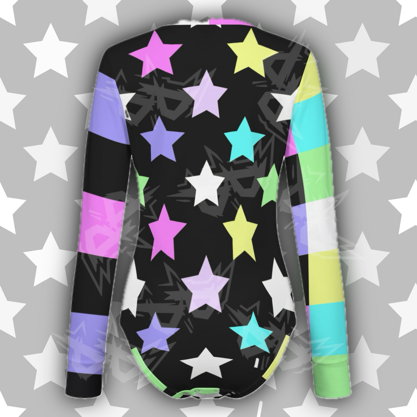 Pastel Stars L/S Onesie