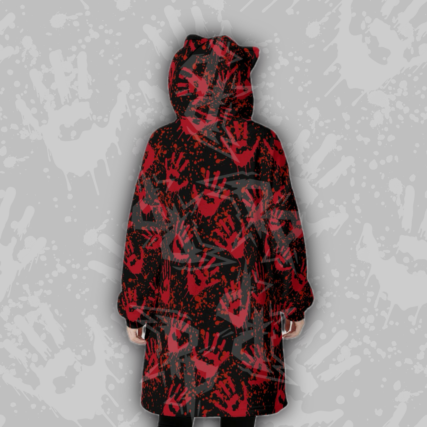 Blood Splatter Hooded Blanket