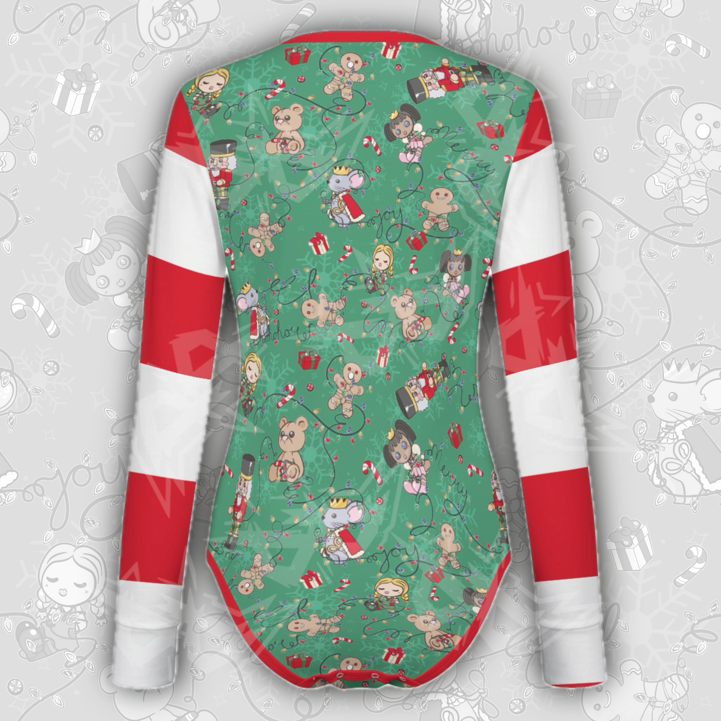 Knotty or Nice L/S Onesie | Green