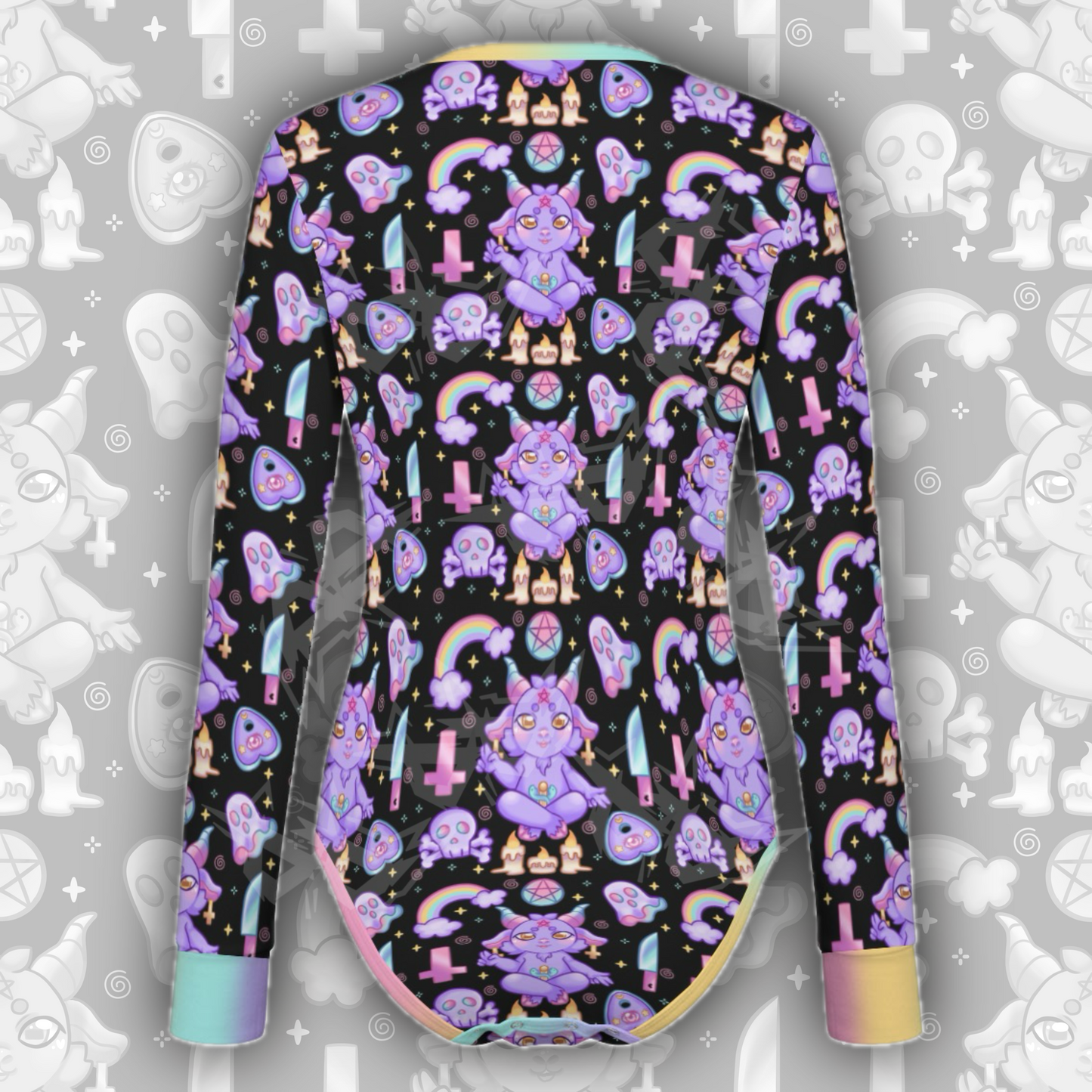 Pastel Baphomet L/S Onesie