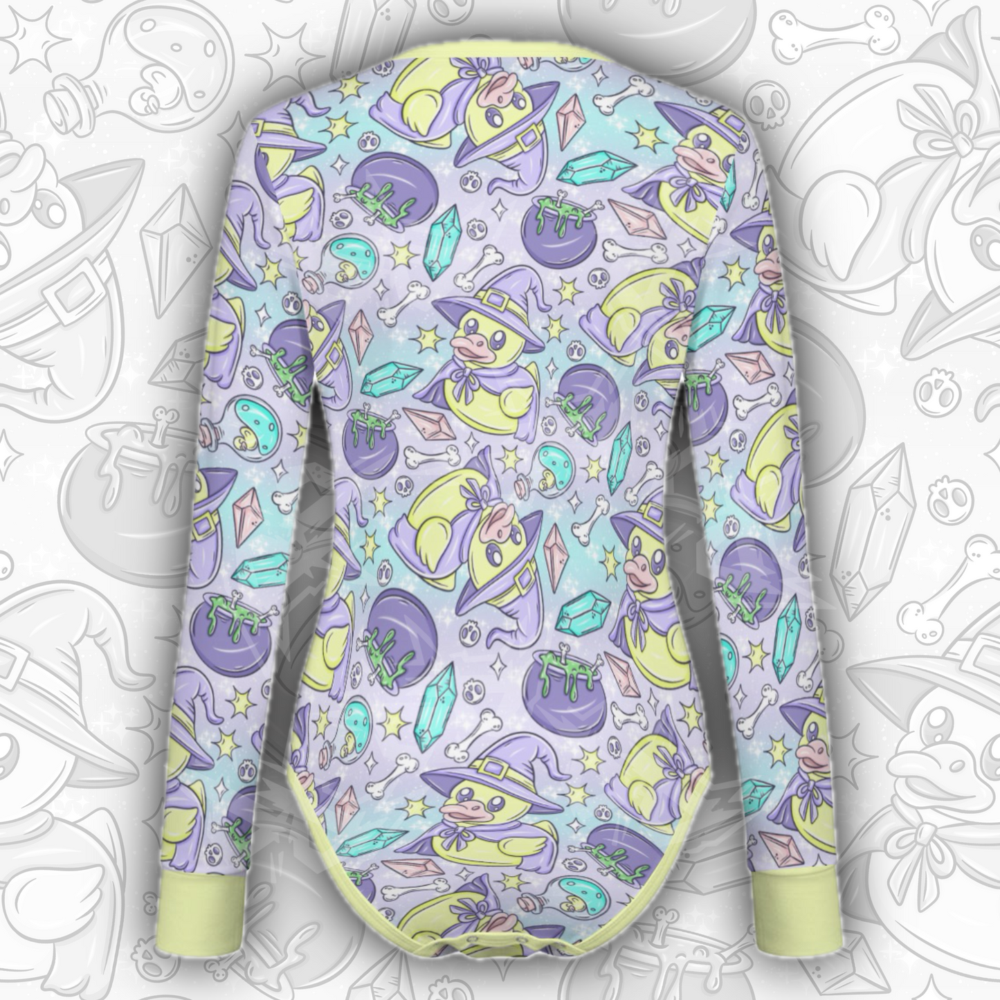 Duckies Cauldron L/S Onesie