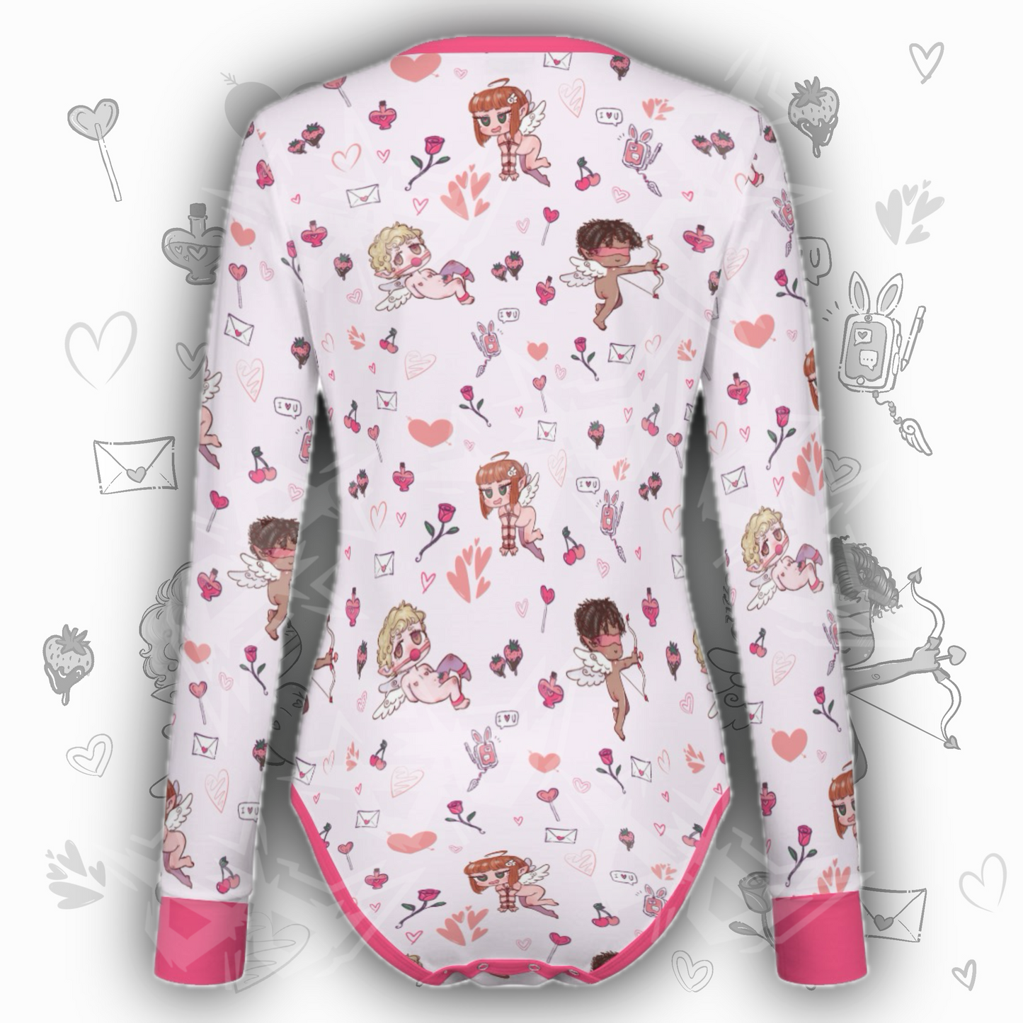 Kinky Cupids L/S Onesie