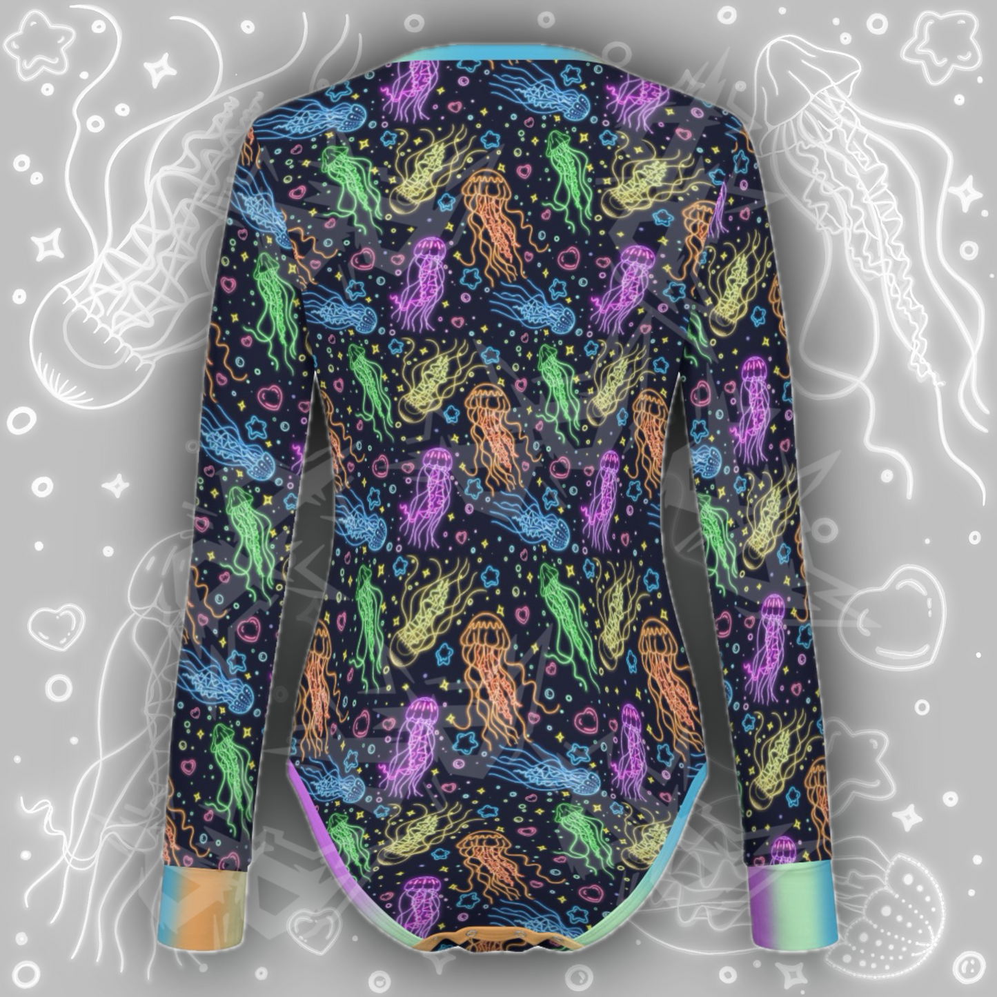 Neon Jellies L/S Onesie