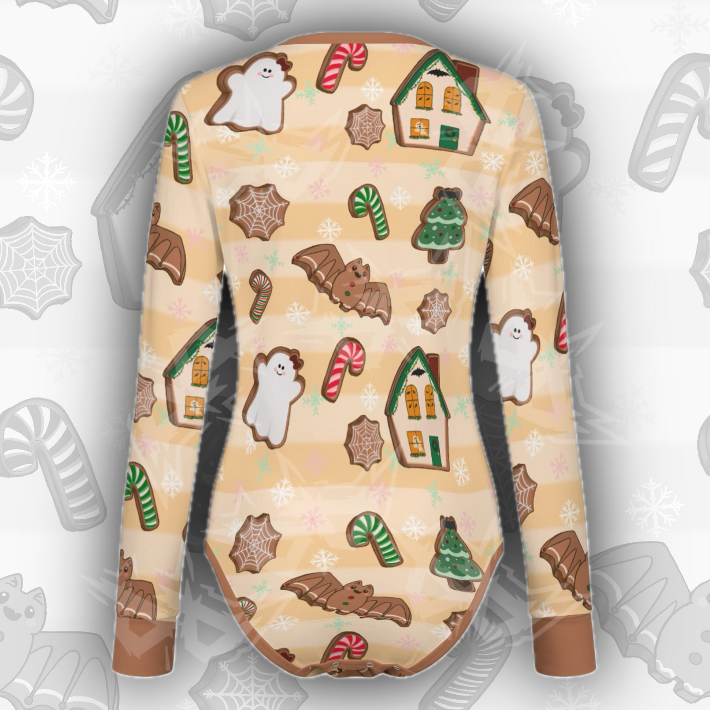 Gingerbread Ghouls L/S Onesie