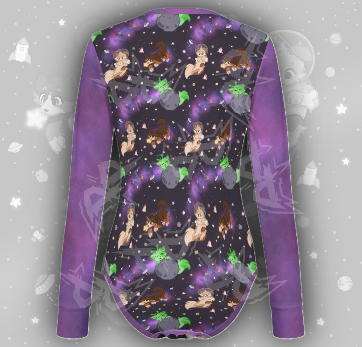 Puppies in Space L/S Onesie