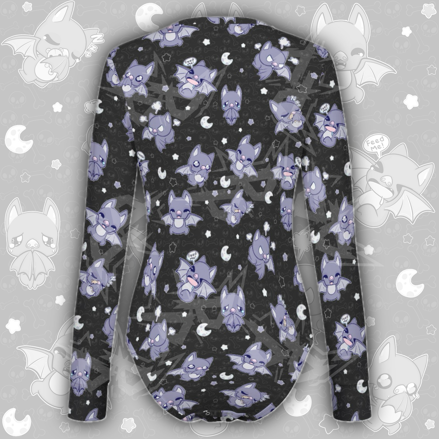 Communication Bats L/S Onesie