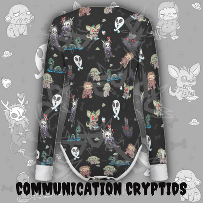 Communication Cryptid L/S Onesie