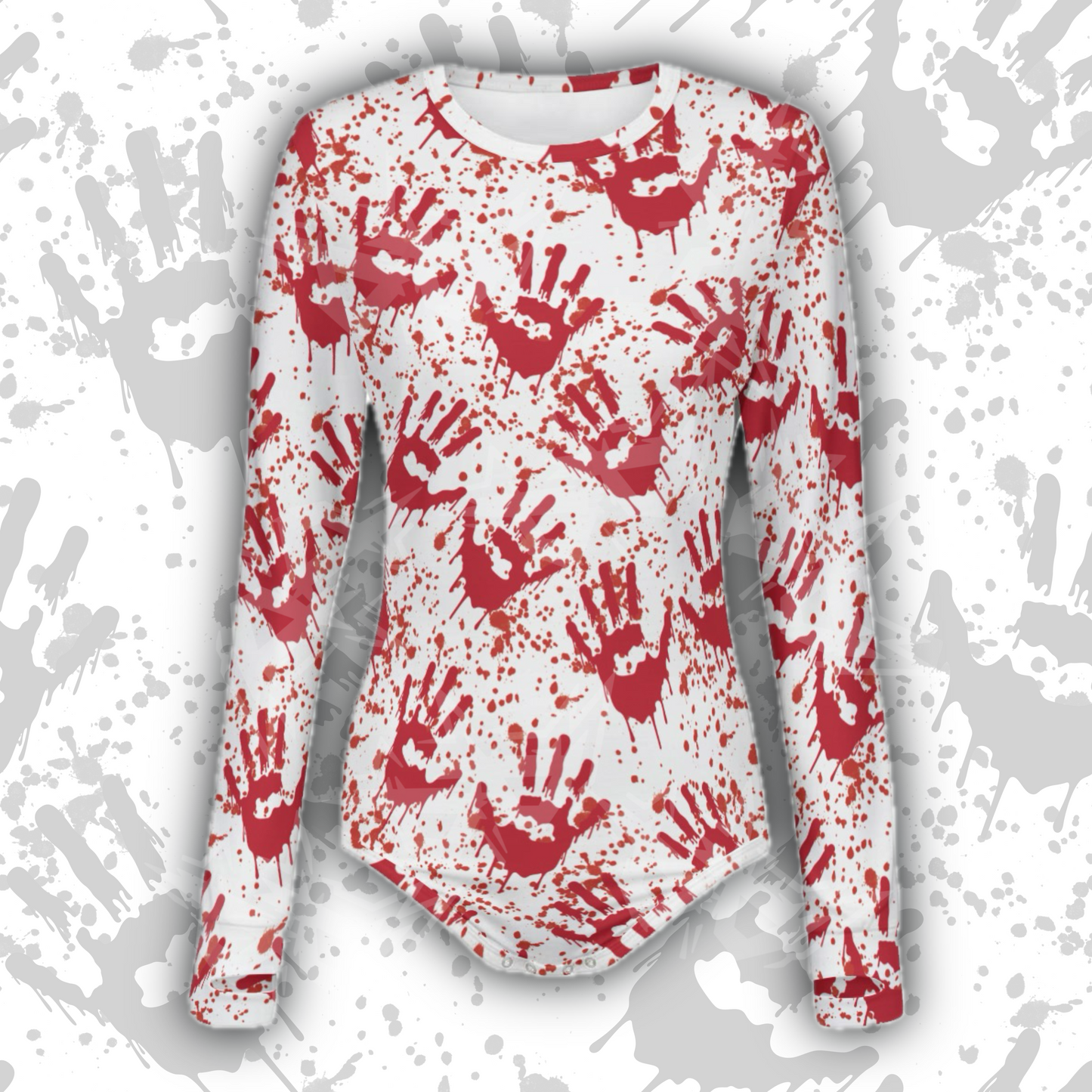 Bloody Prints L/S Onesie