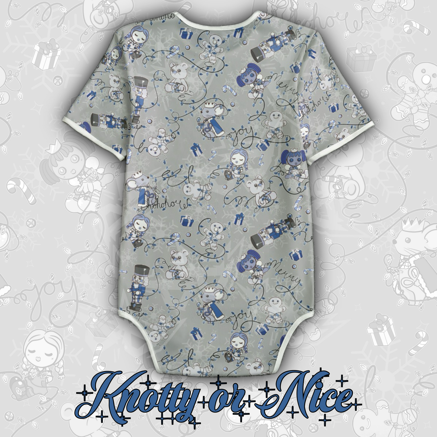 Knotty or Nice Onesie | Grey