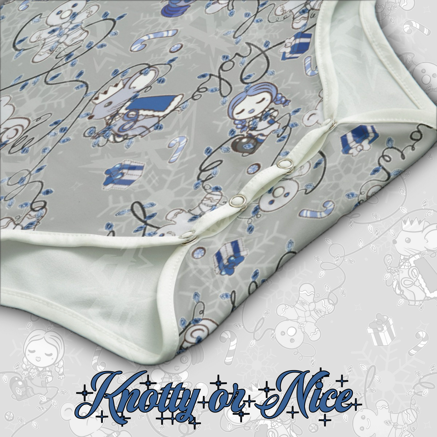 Knotty or Nice Onesie | Grey