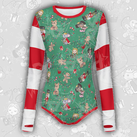 Knotty or Nice L/S Onesie | Green