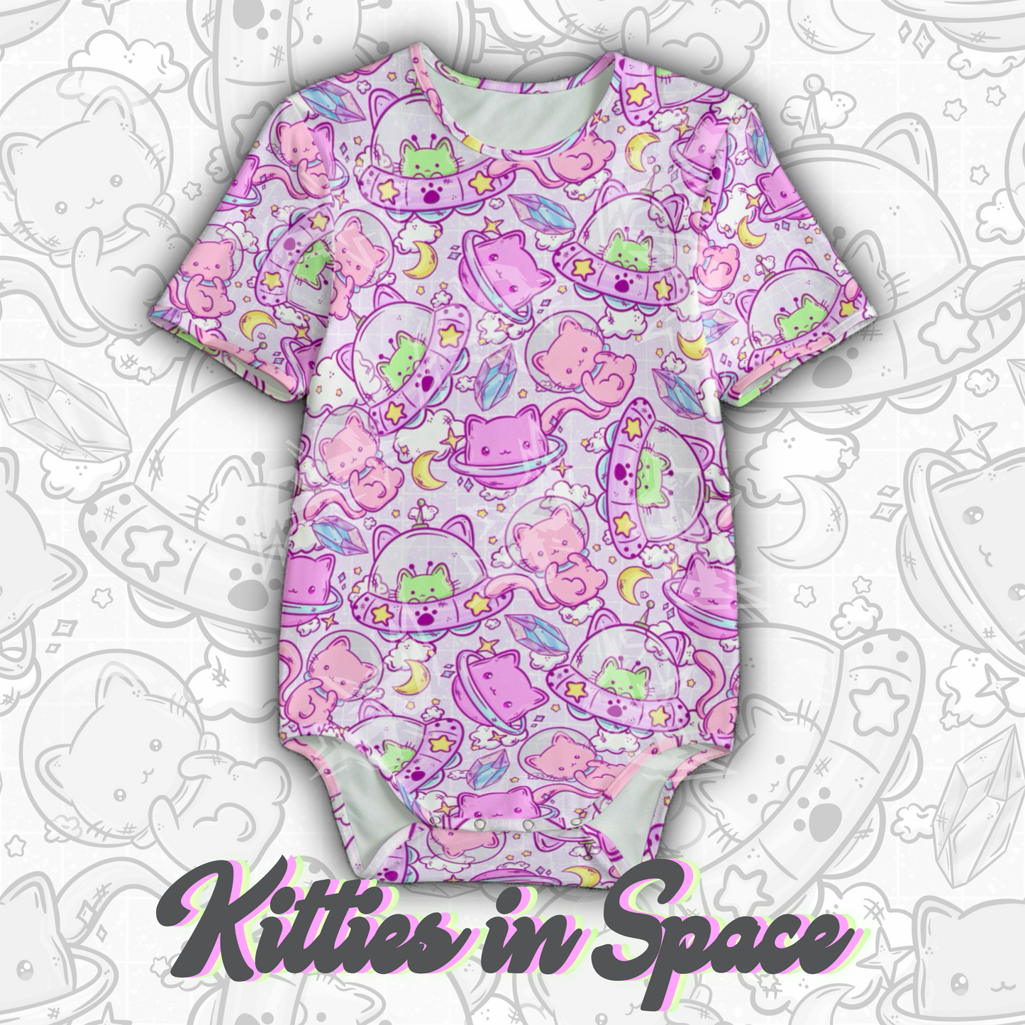 Kitties in Space Onesie