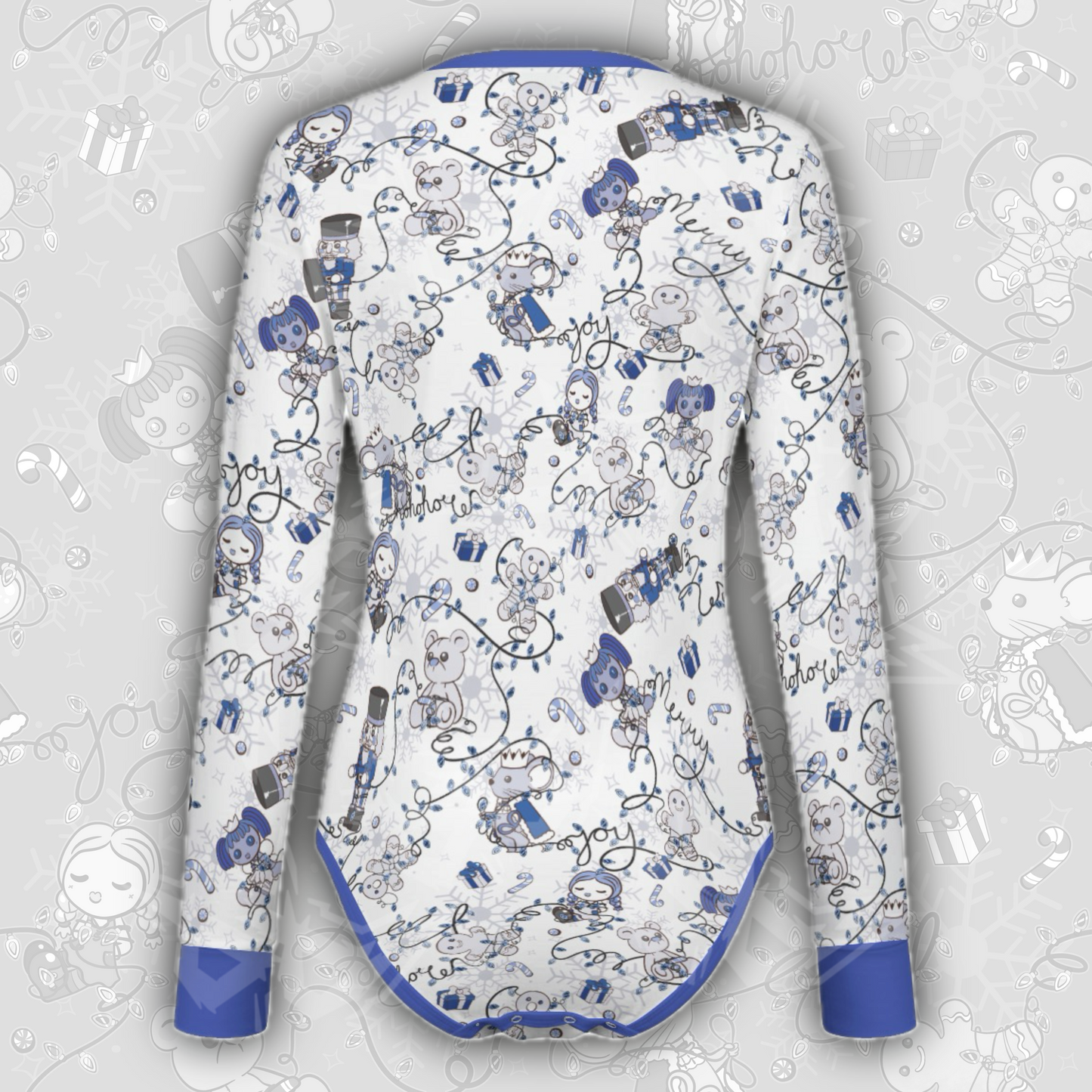 Knotty or Nice L/S Onesie | White