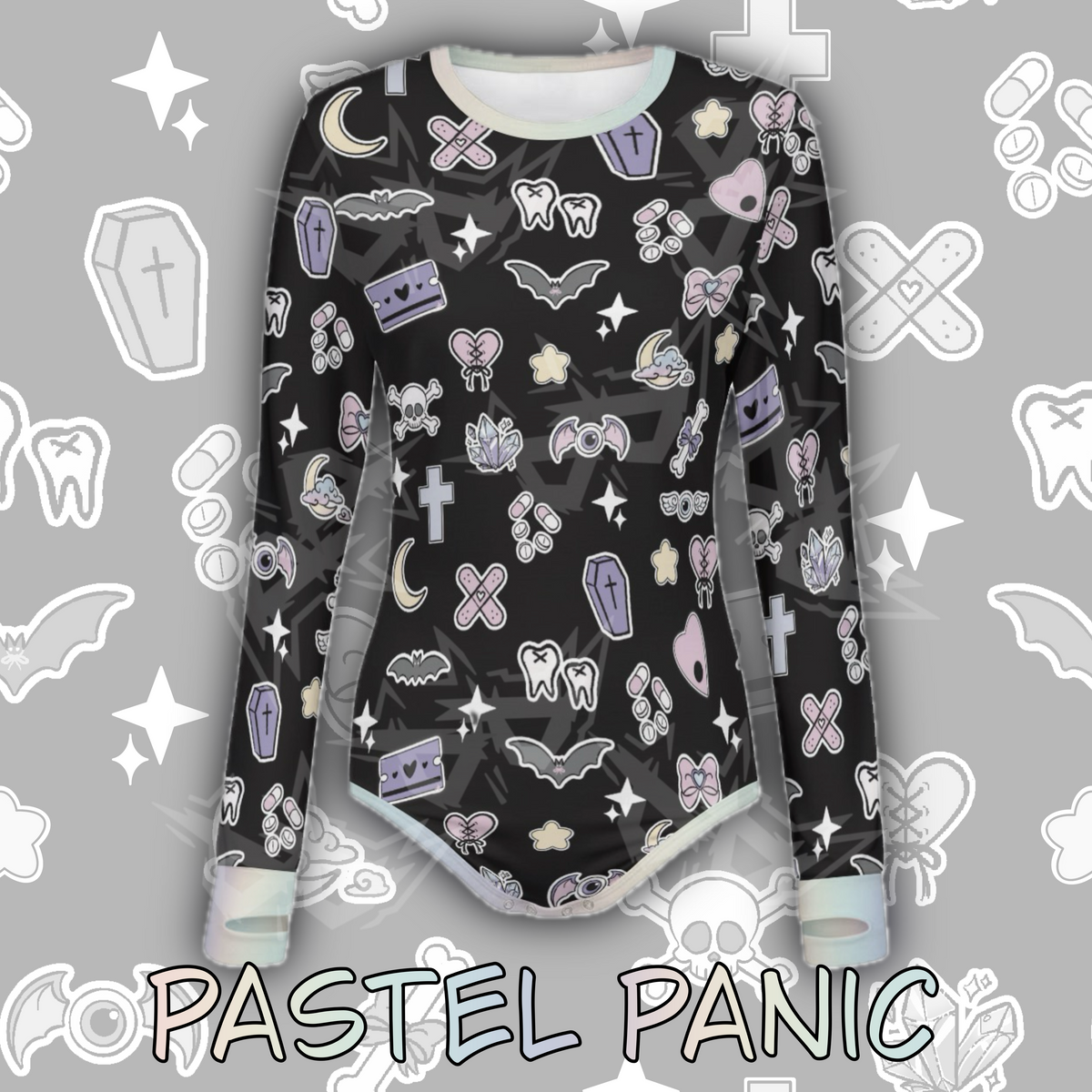 Pastel Panic L/S Onesie