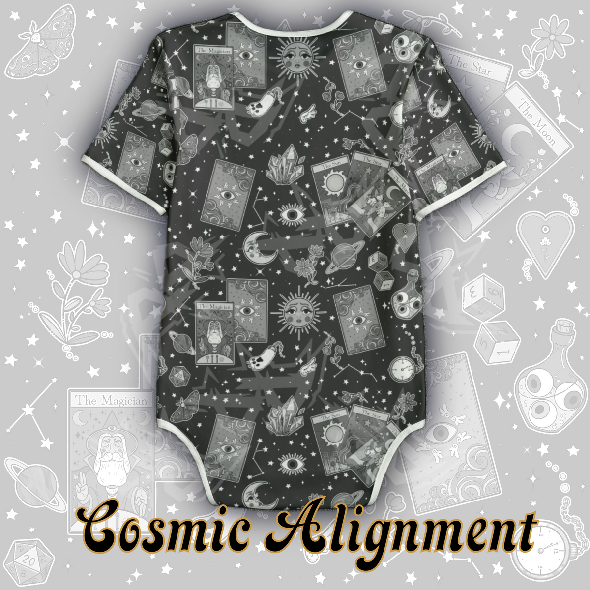 Cosmic Alignment Onesie | Monochrome