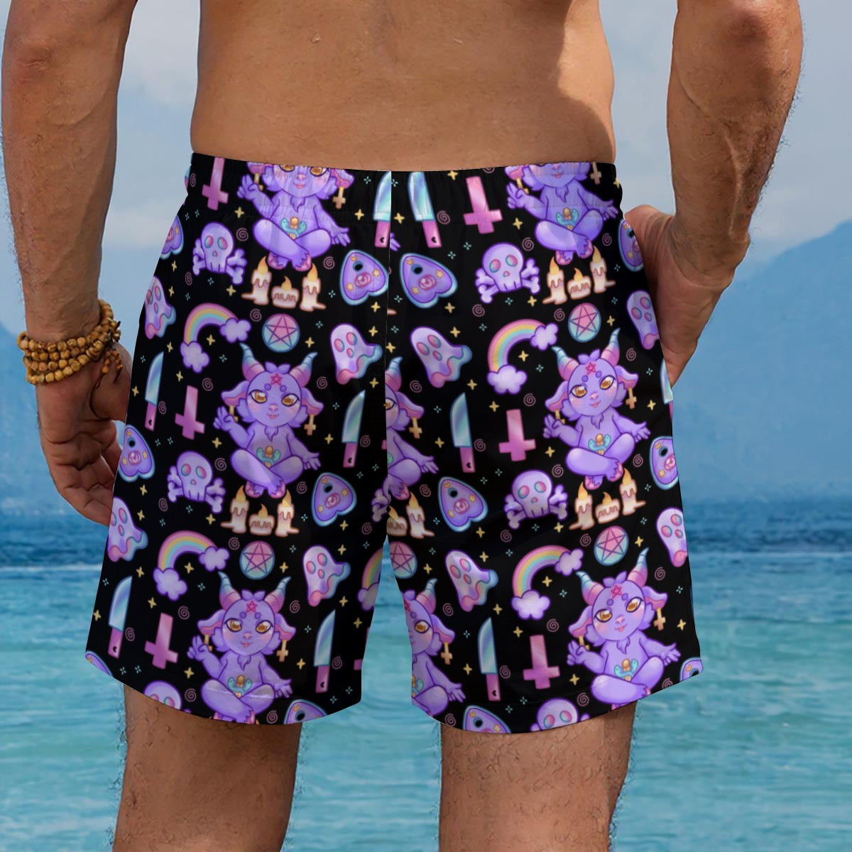 Pastel Baphomet Board Shorts