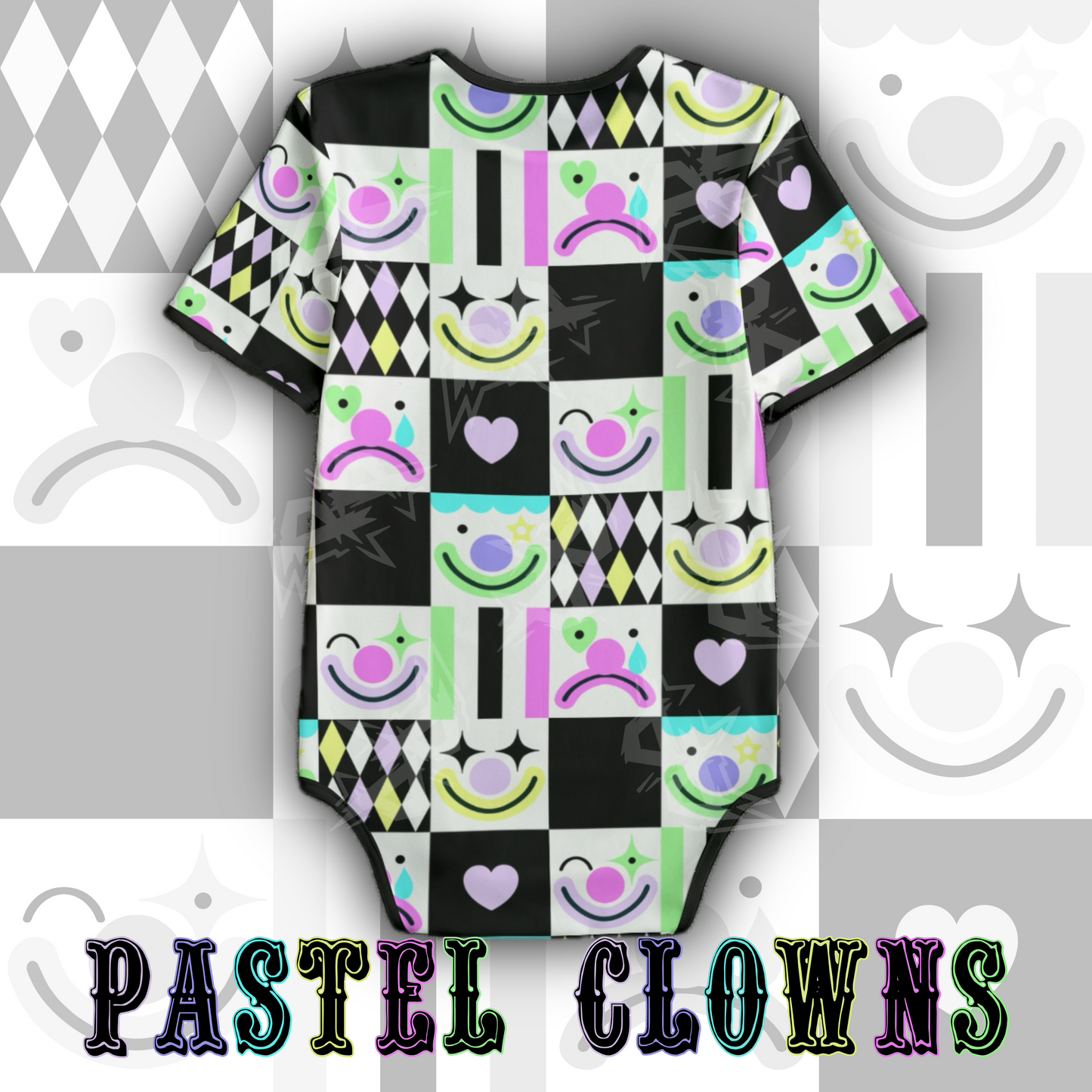 Pastel Clowns Onesie
