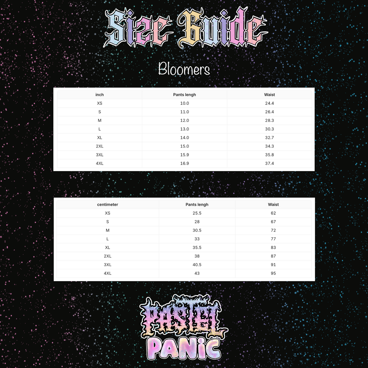 Pastel Panic Bloomers