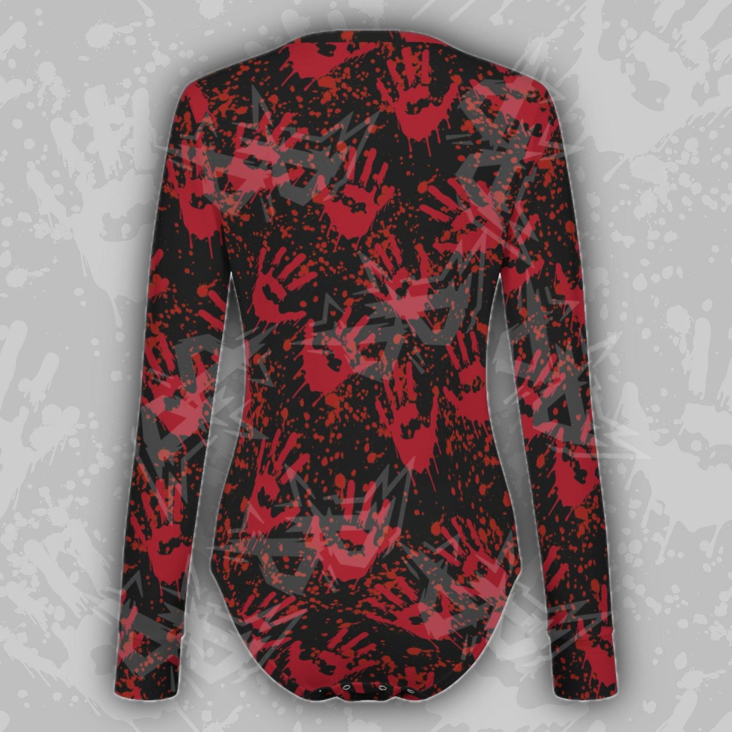 Blood Splatter L/S Onesie