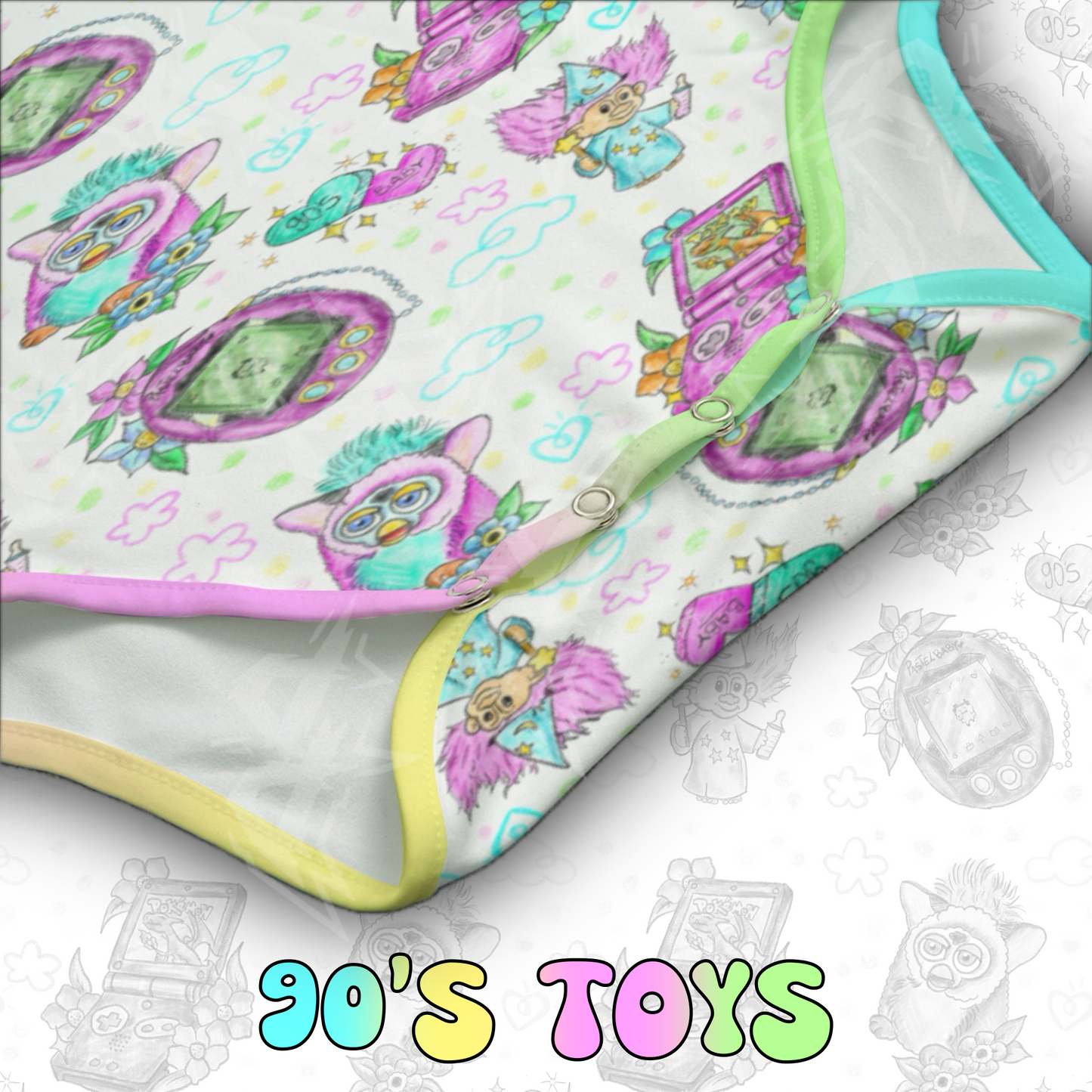 90’s Toys Onesie
