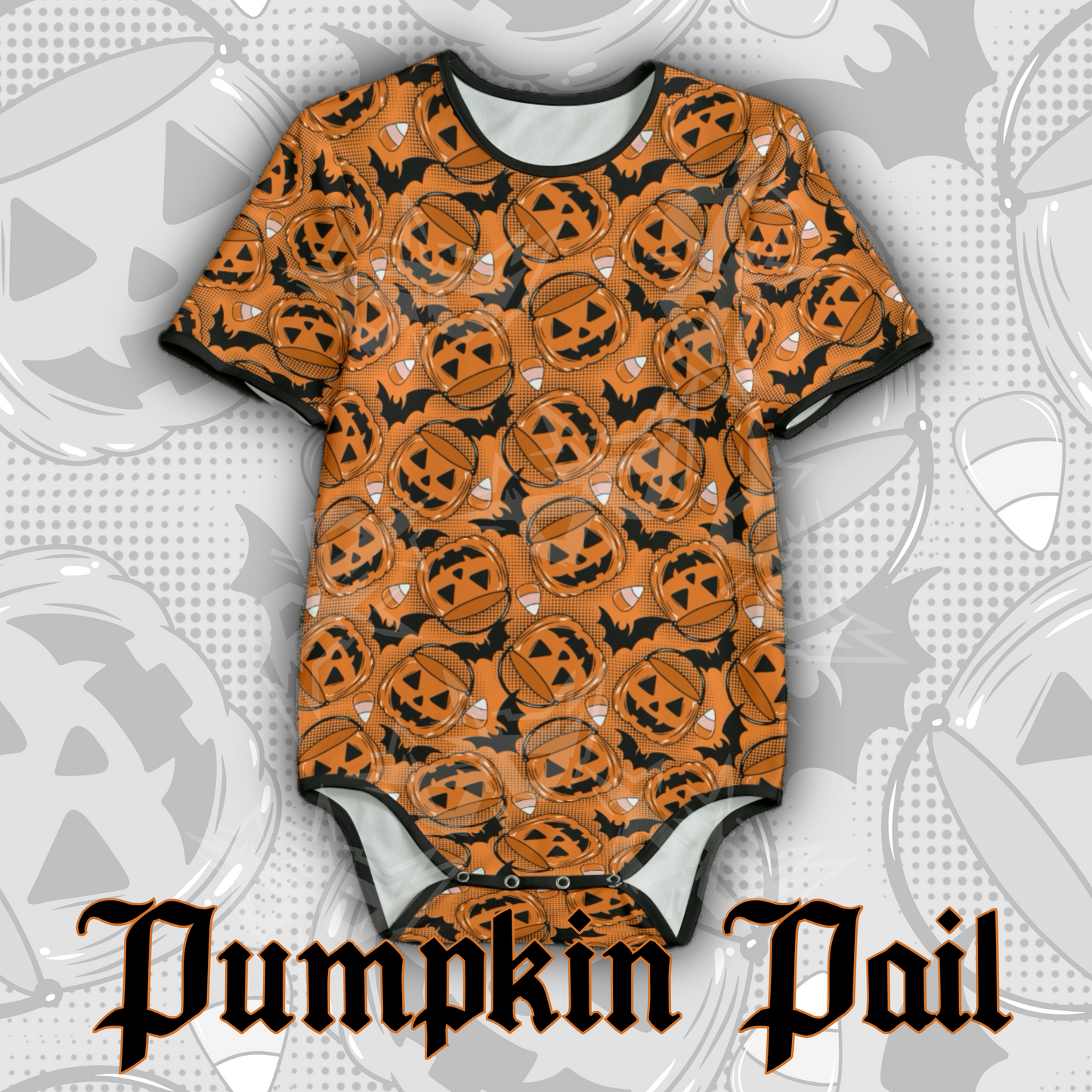 Pumpkin Pail Onesie