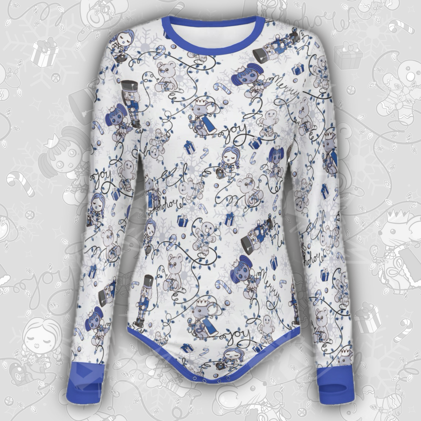 Knotty or Nice L/S Onesie | White