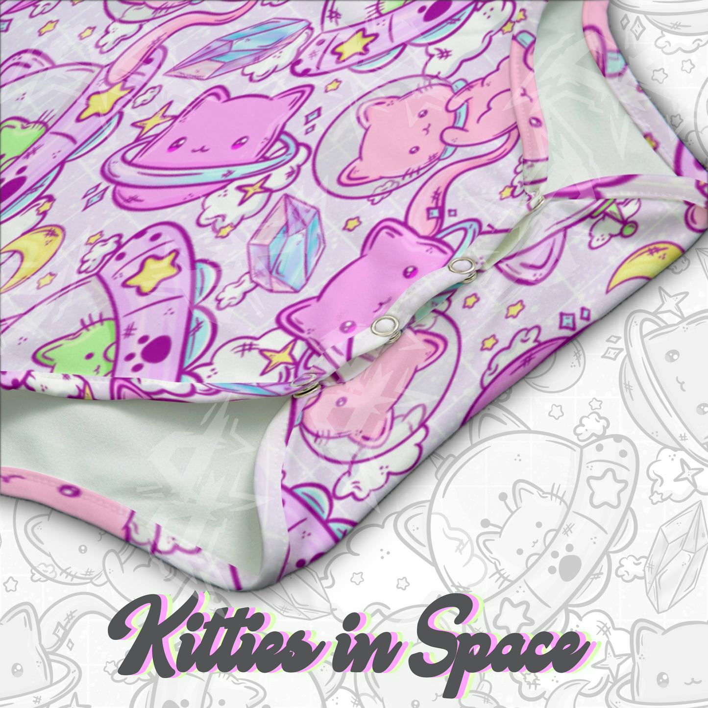 Kitties in Space Onesie