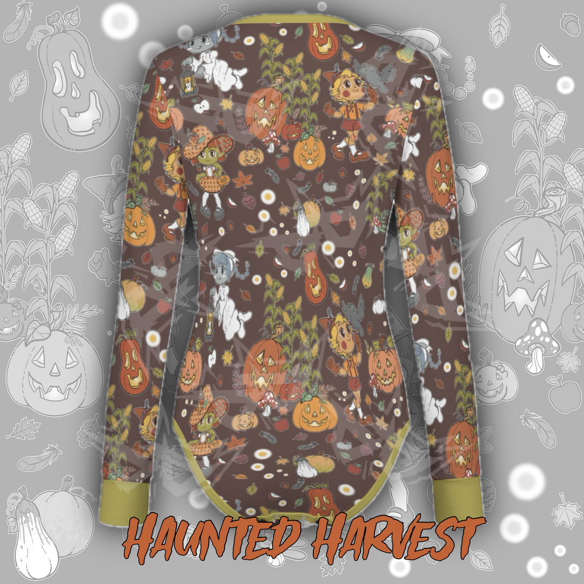 Haunted Harvest L/S Onesie