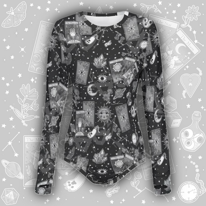 Cosmic Alignment L/S Onesie | Monochrome