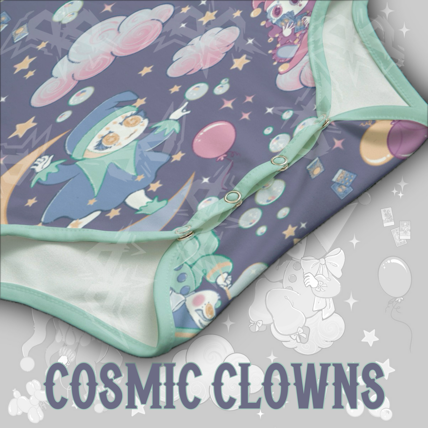Cosmic Clowns Onesie