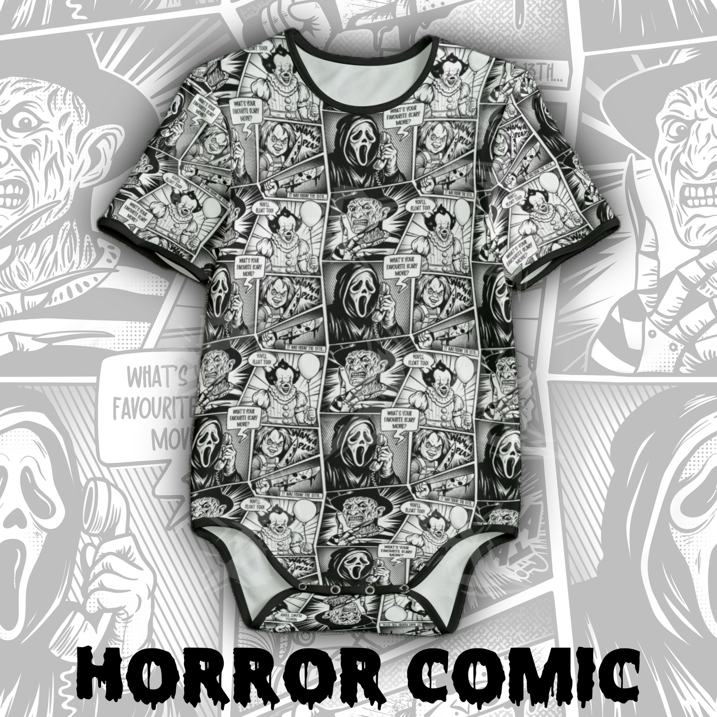 Horror Comic Onesie