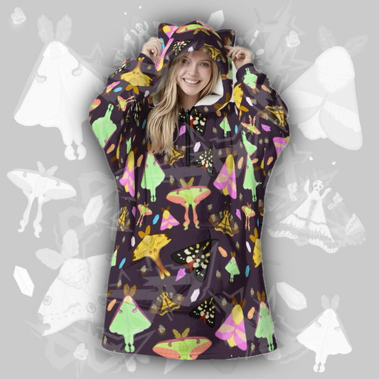 Moth Magic Hooded Blanket