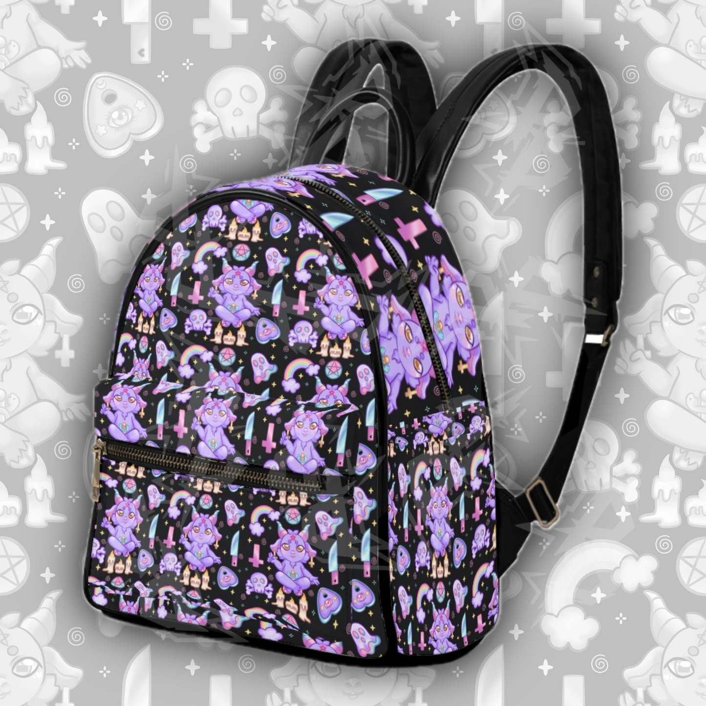 Pastel Baphomet Mini Backpack