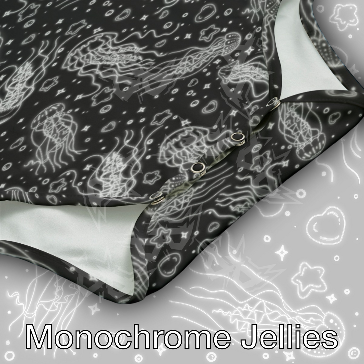 Monochrome Jellies Onesie