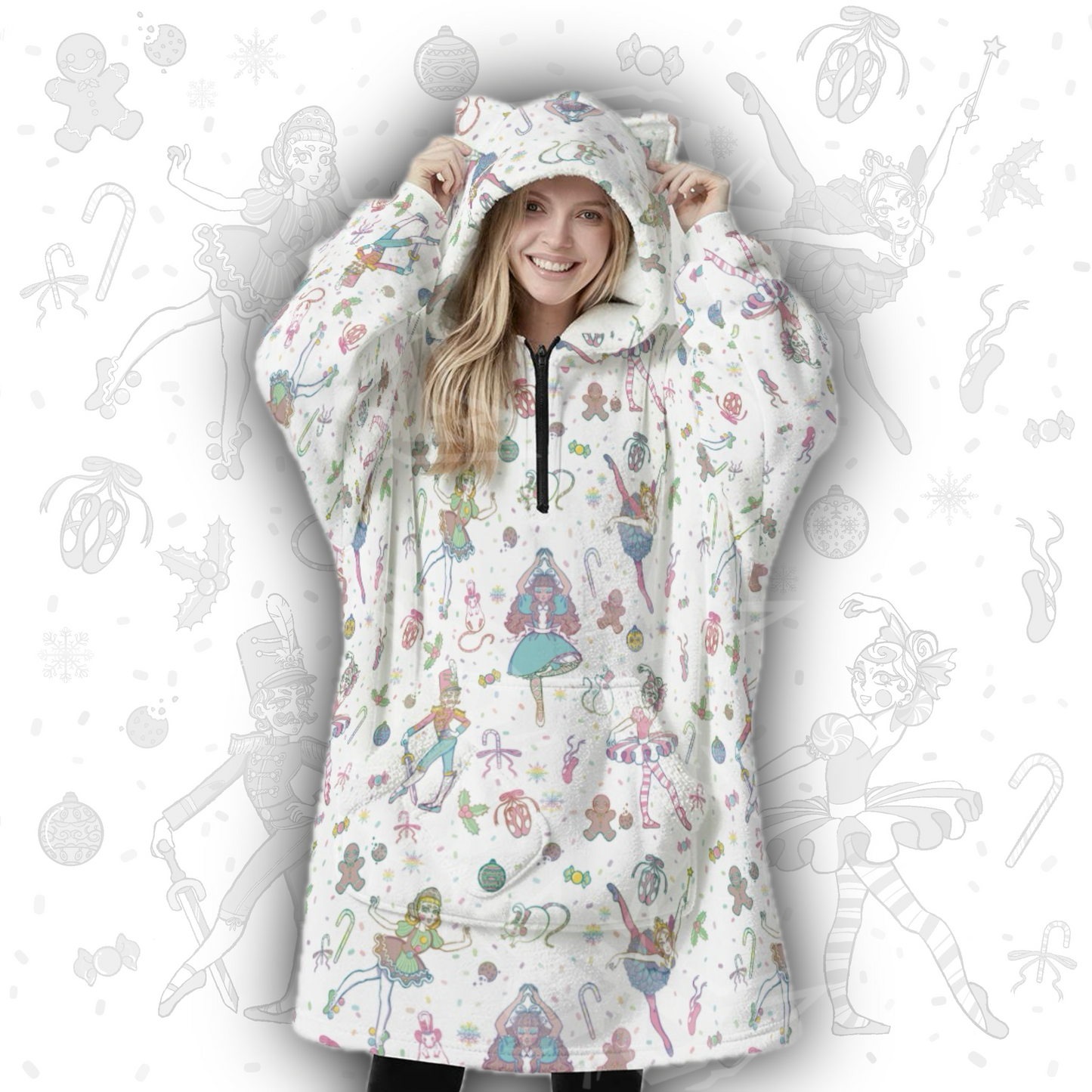 The Nutcracker Hooded Blanket