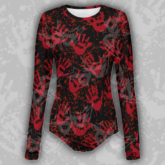 Blood Splatter L/S Onesie