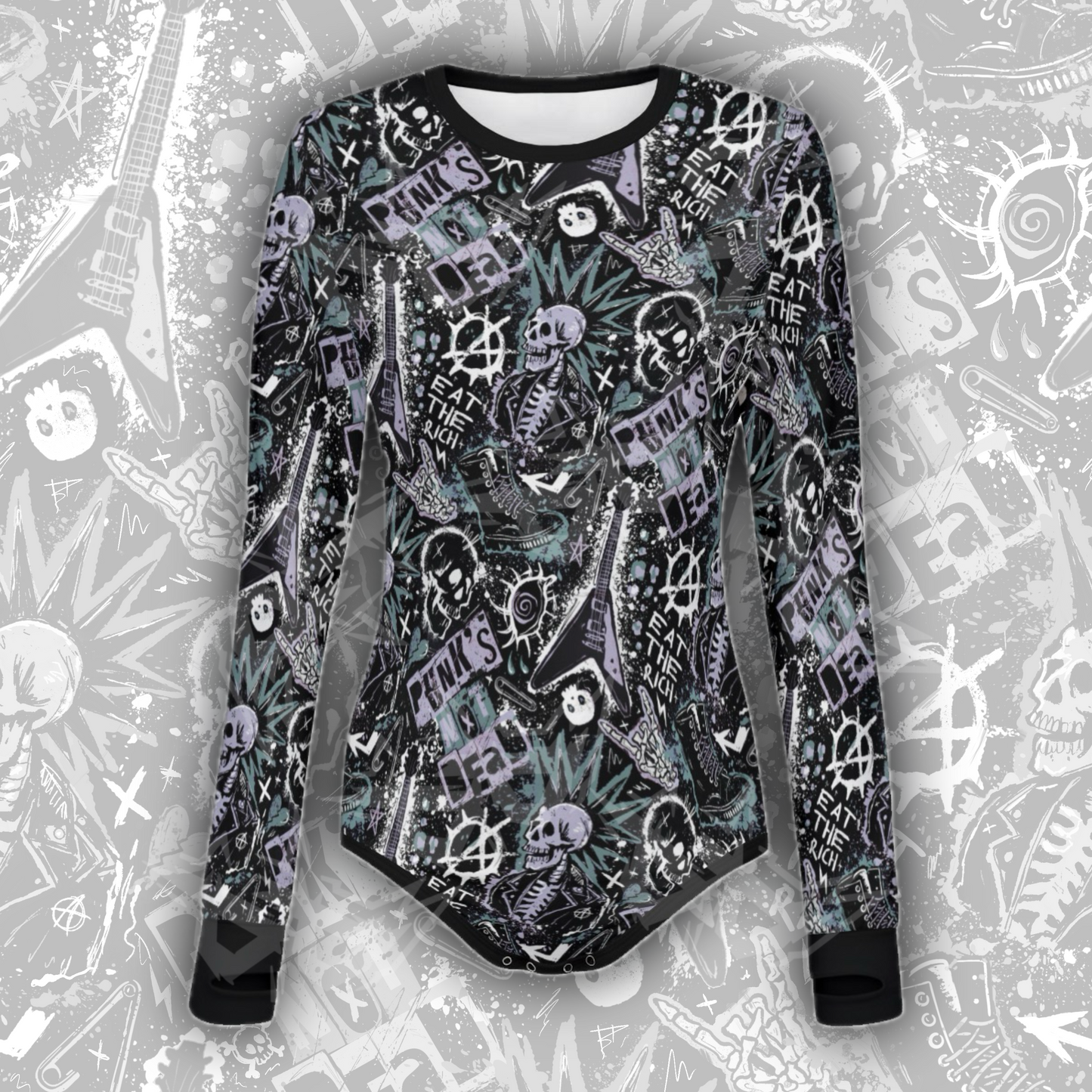 Punk’s Not Dead L/S Onesie