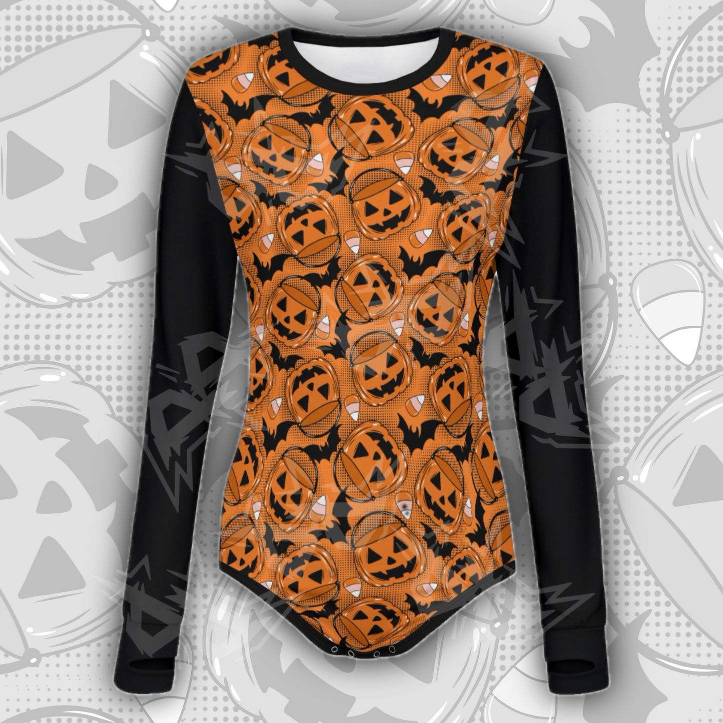 Pumpkin Pail L/S Onesie
