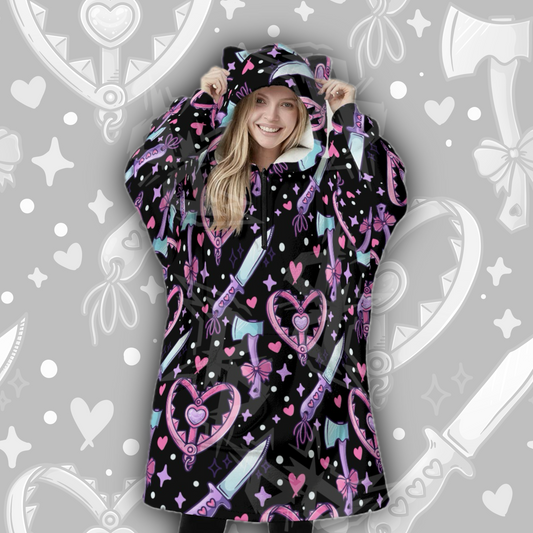 Coquette Weapons Hooded Blanket