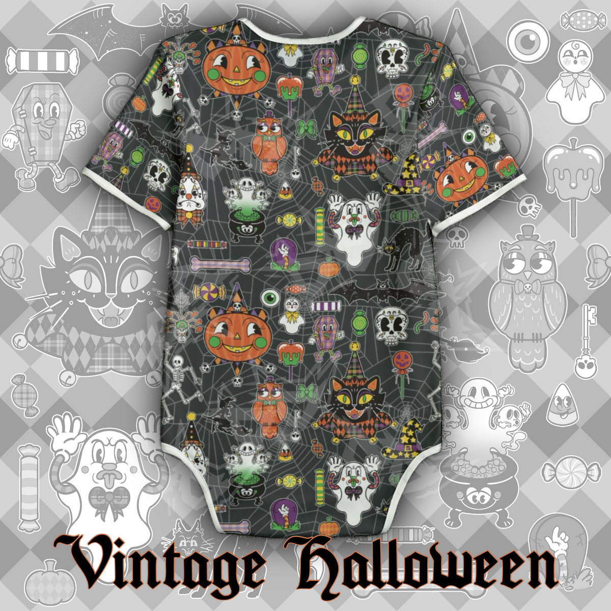 Vintage Halloween Onesie