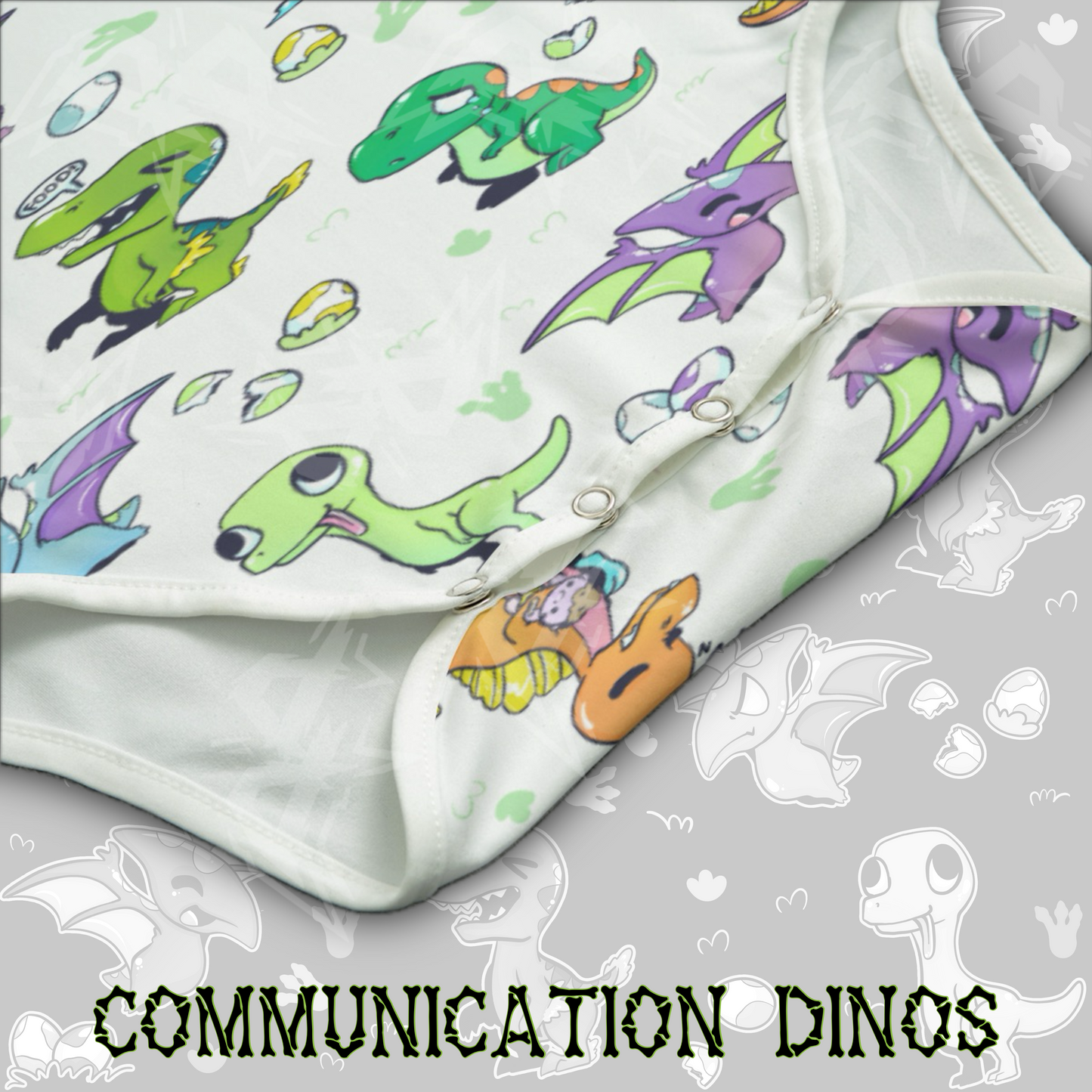 Communication Dinos Onesie