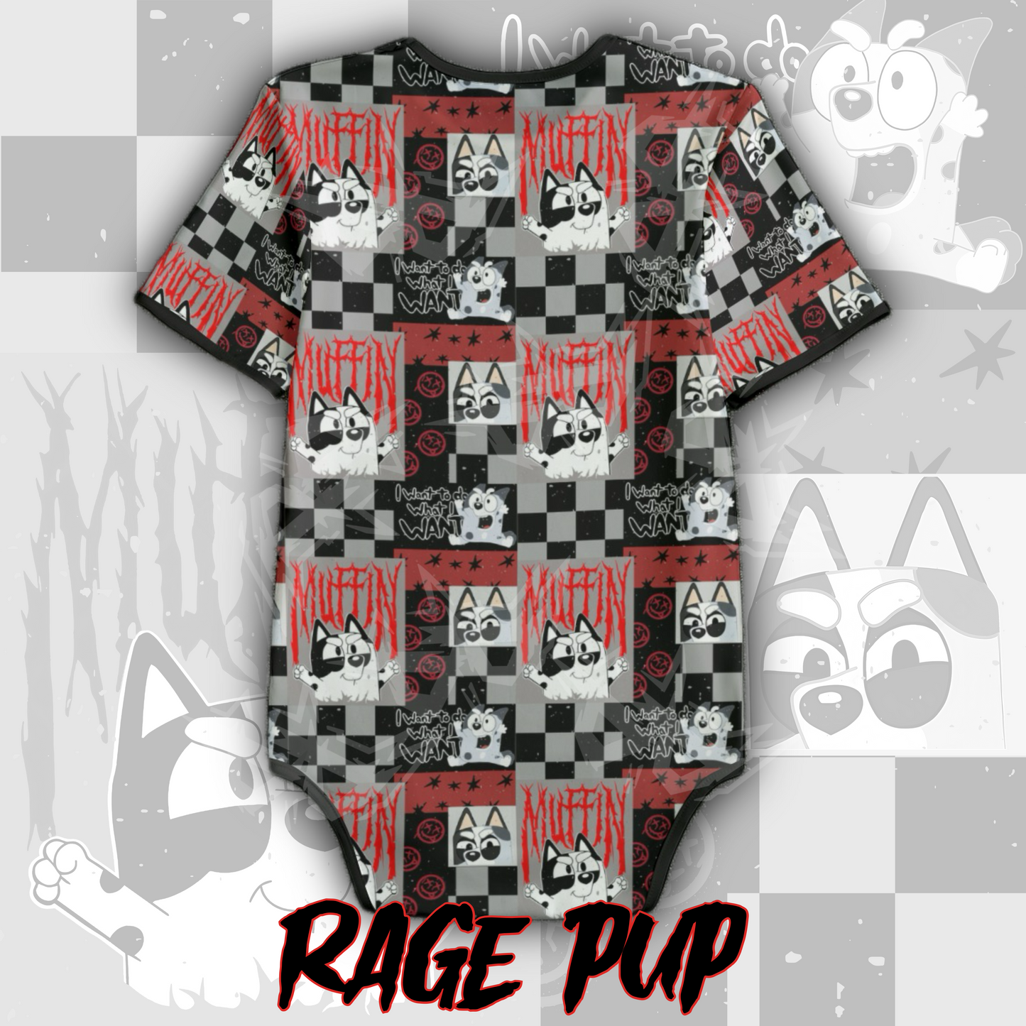 Rage Pup Onesie