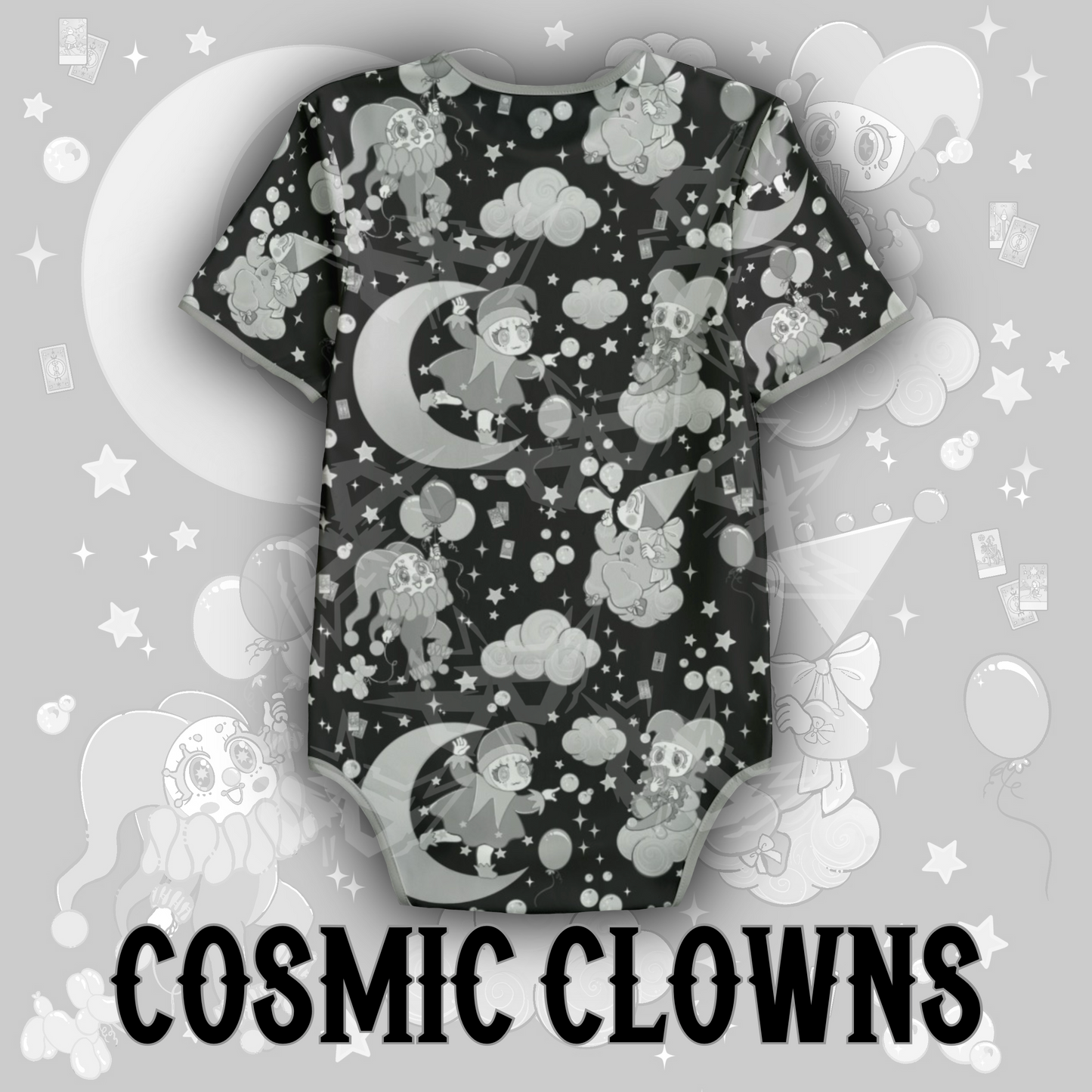 Cosmic Clowns Onesie | Grey