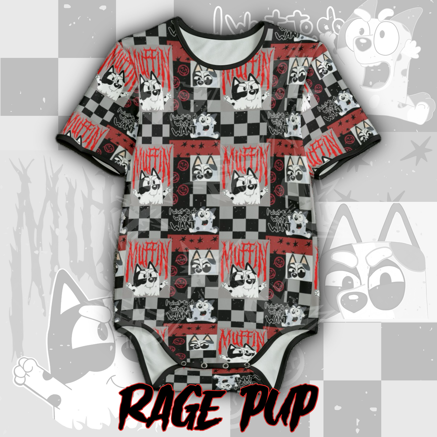 Rage Pup Onesie