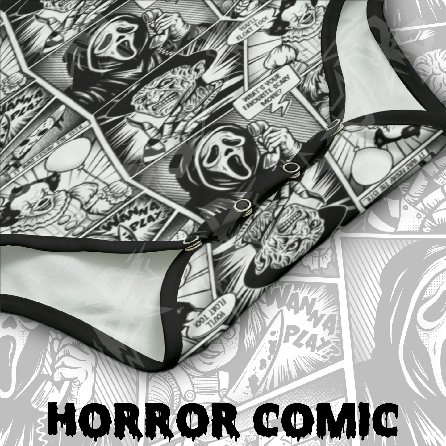 Horror Comic Onesie