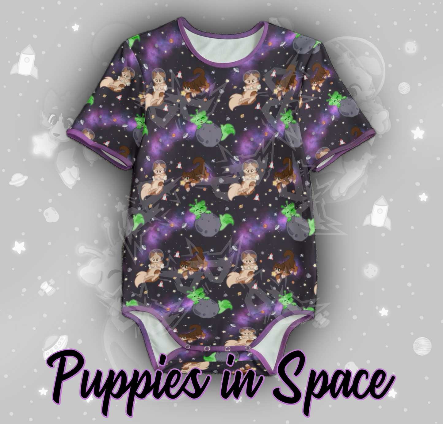 Puppies in Space Onesie