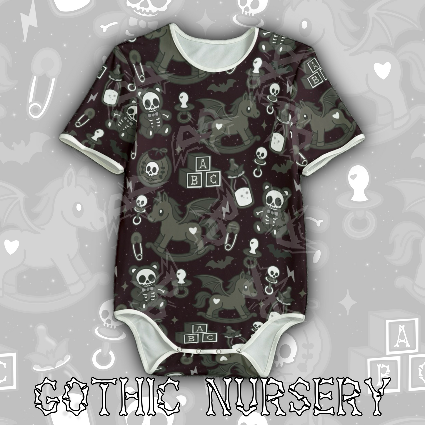 Gothic Nursery Onesie