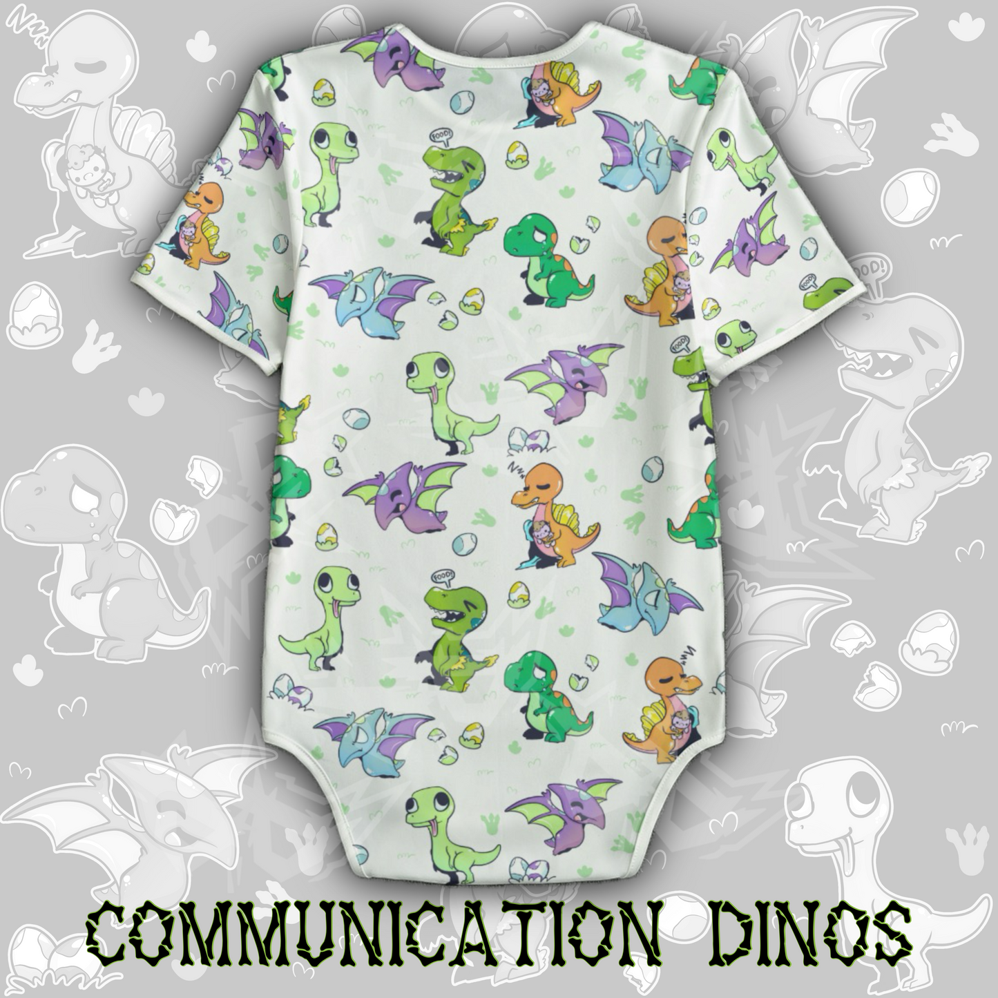 Communication Dinos Onesie